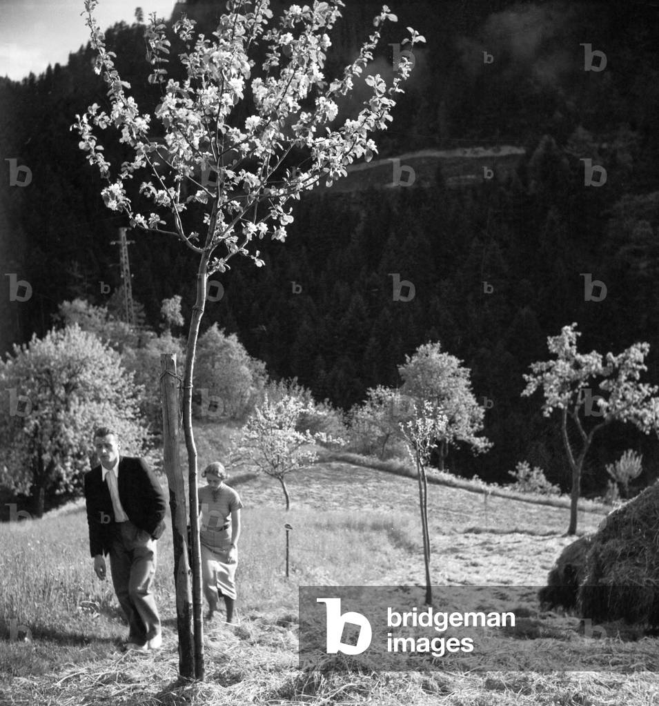 A trip to the Southern Black Forest, Germany 1930s (b/w photo)
