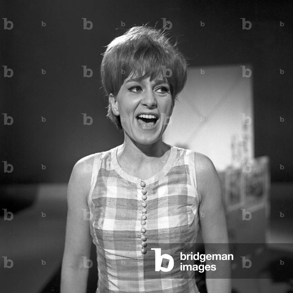 Swedish actress and singer Siw Malmkvist performing at German music TV show 