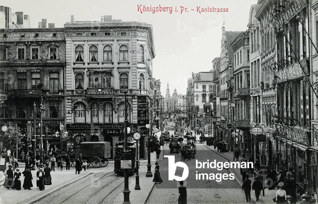 Russia , Kaliningrad , until the end of WW II Koenigsberg, East Prussia , Germany , ops. the Kantstreet, postcard sent 1914