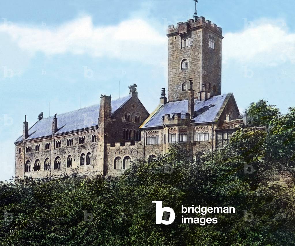 Wartburg castle at Eisenach;Thuringia 1920s