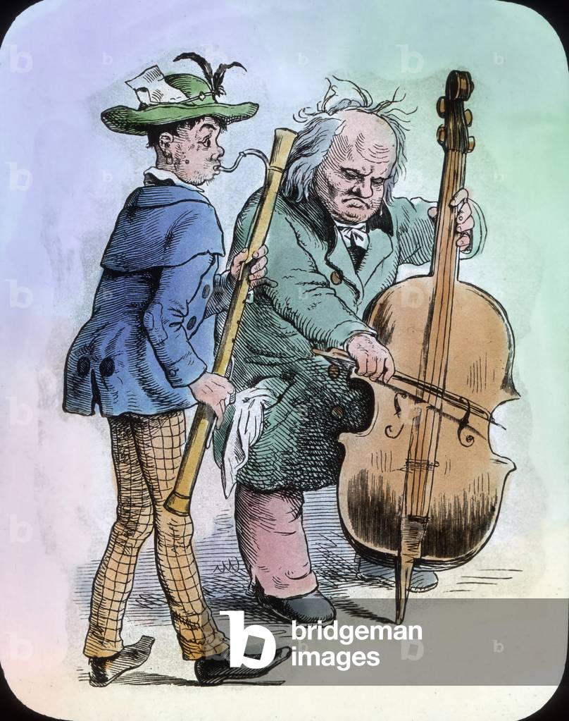 Illustration of painter and illustrator Ludwig Richter, Germany 19th century