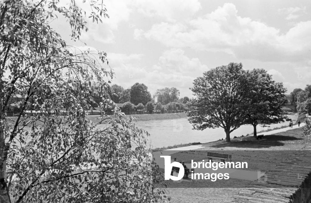 A trip to Ulm, Germany 1930s (b/w photo)