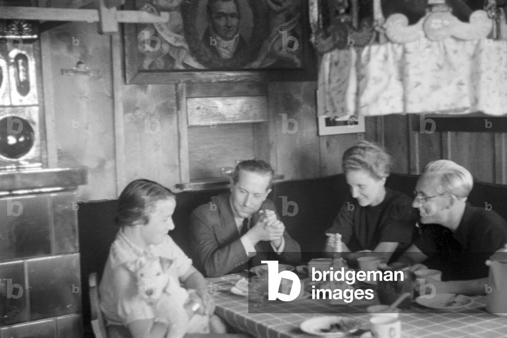 Holidays in the Black Forest, Germany 1930s (b/w photo)