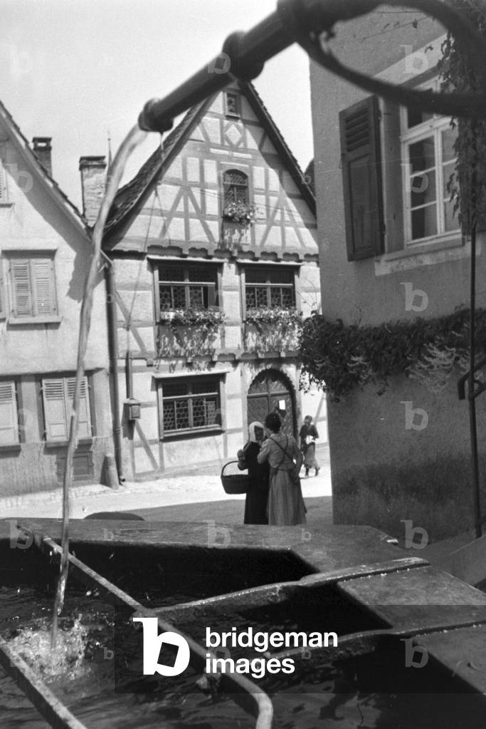 A trip to Marbach, Germany 1930s (b/w photo)