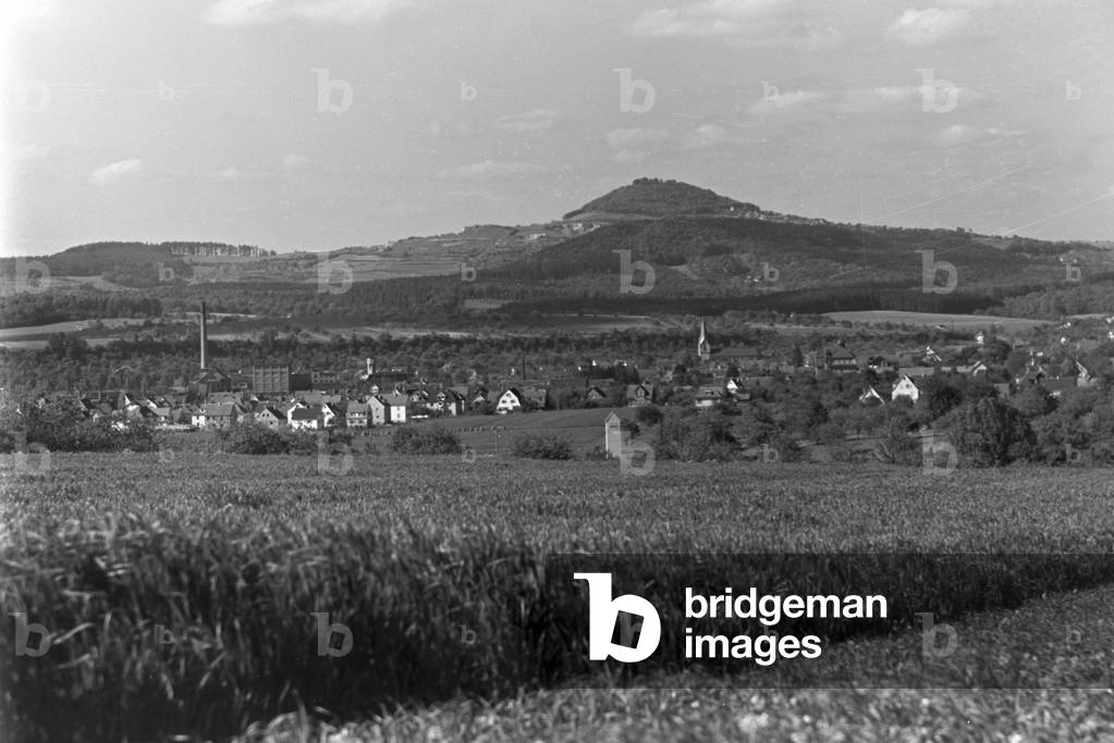 A trip to Eislingen, Germany 1930s (b/w photo)