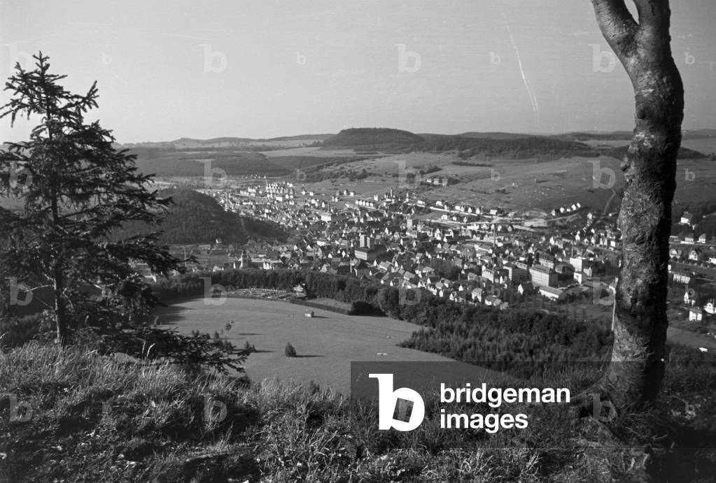 A trip to Tailfingen, Germany 1930s (b/w photo)