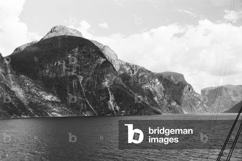 A cruise to Norway, Germany 1930s (b/w photo)