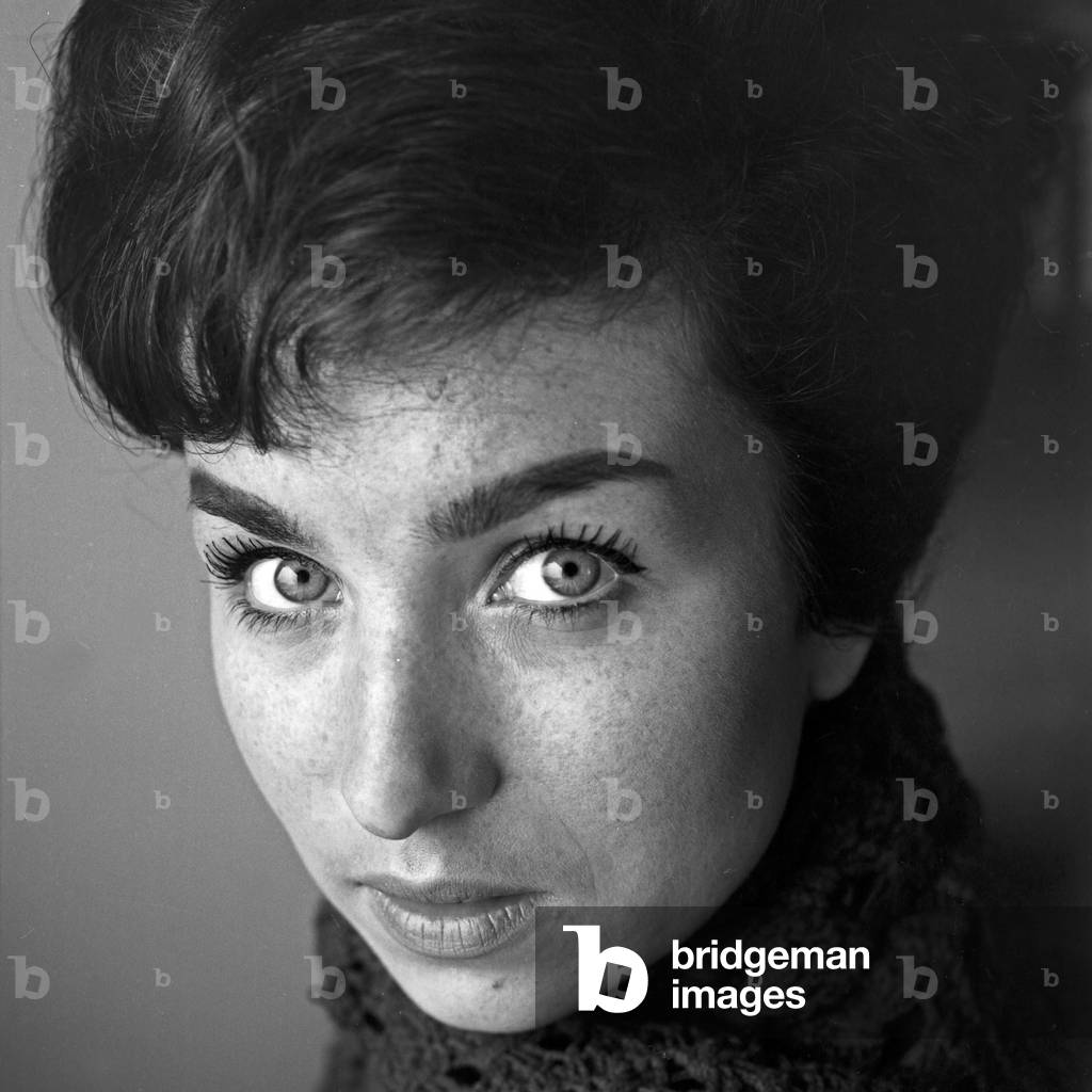 German TV speaker and presenter Brigitte Gerloff at Hamburg, Germany 1960s