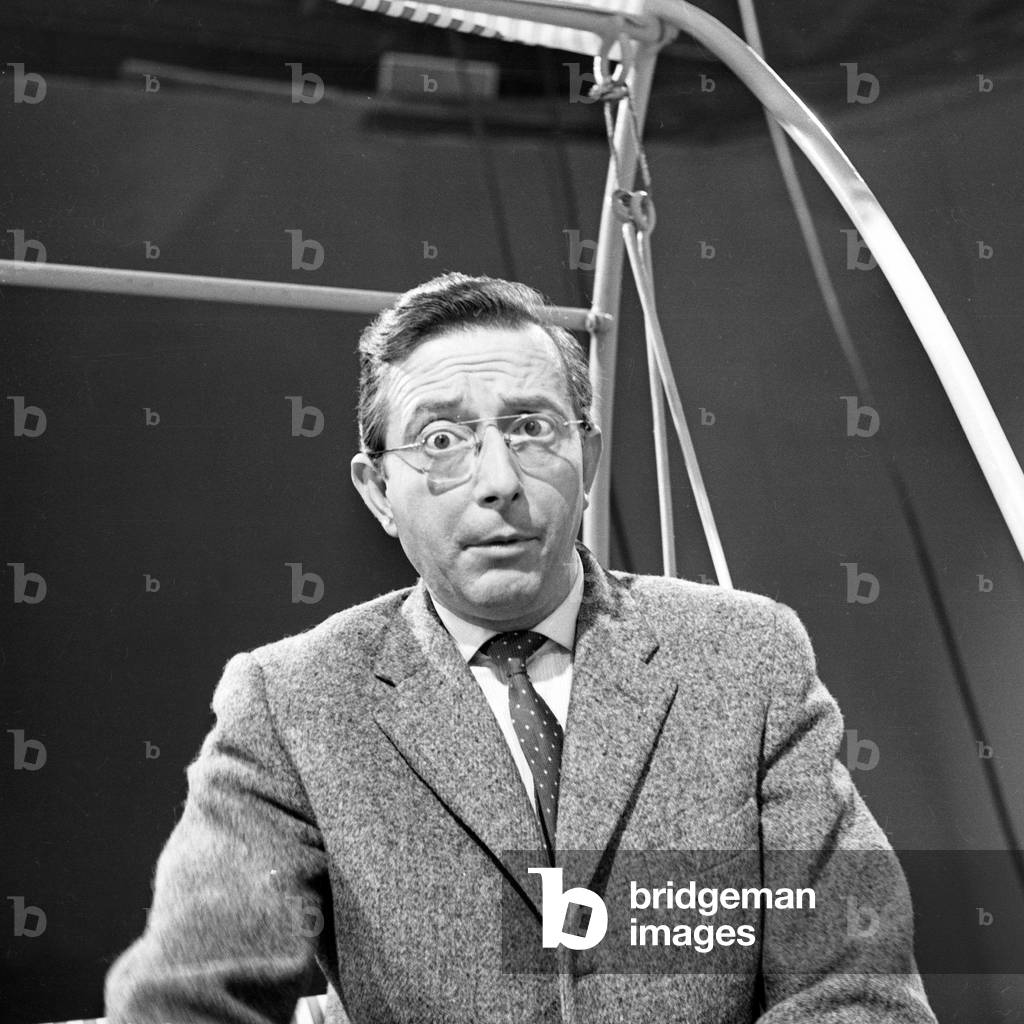 German (dubbing) actor Guenther Jerschke at Hamburg, Germany 1960s