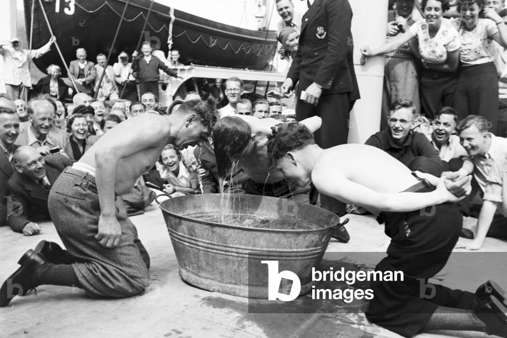 A cruise to Norway, Germany 1930s (b/w photo)