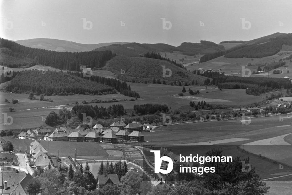 A trip through the Black Forest, Neustadt, Germany 1930s (b/w photo)