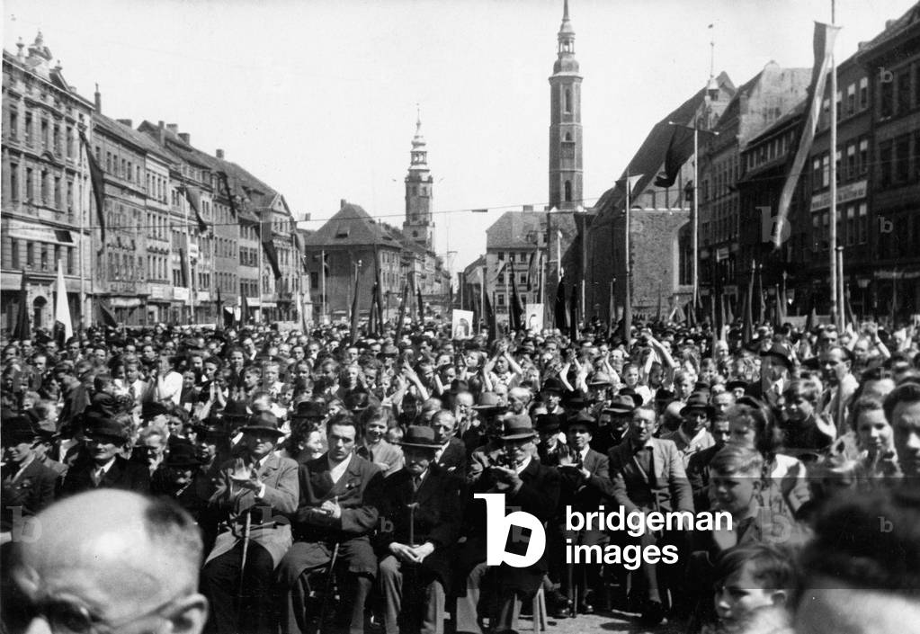 1st of May rally at Goerlitz, GDR 1950s