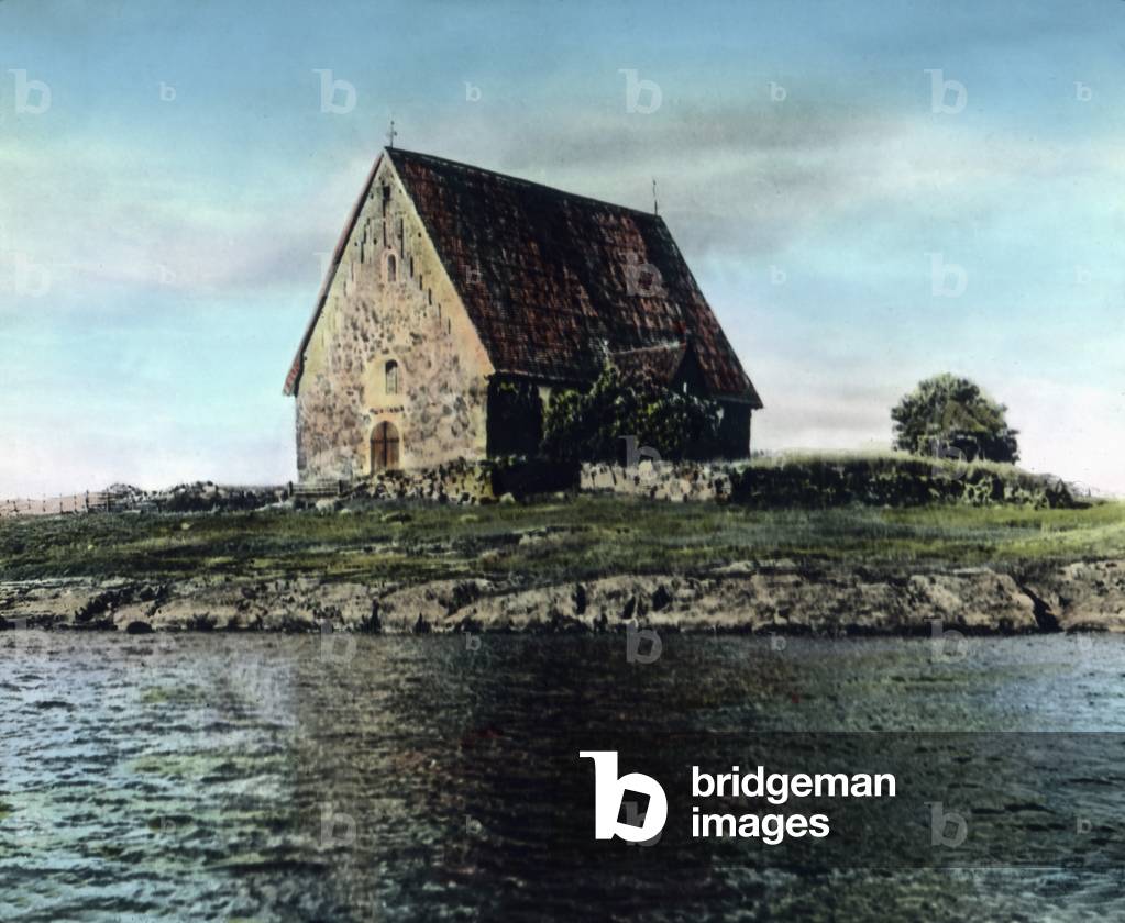 Little old church at Tyrcaa, Finland 1920s