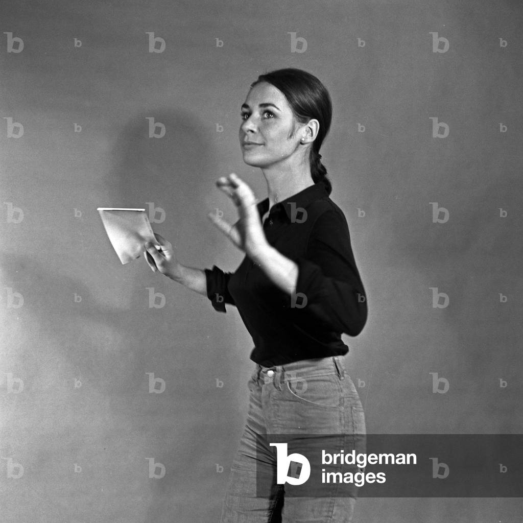 German actress Eva Luettke, Germany 1960s