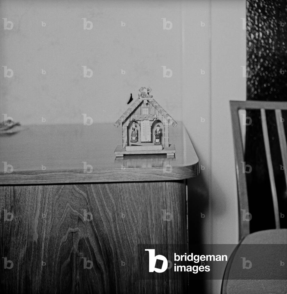 The man with the coat showing bad weather to come