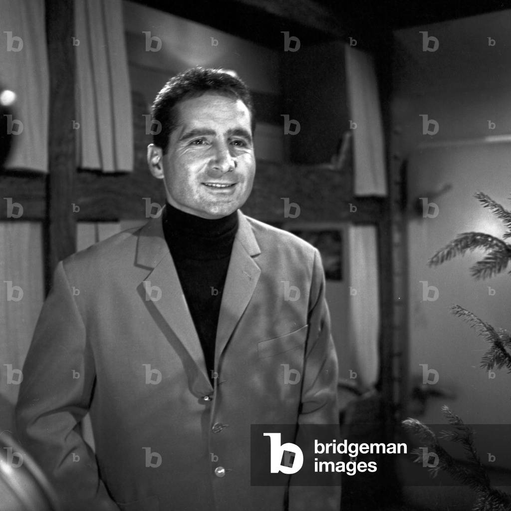 Christmas with singer Freddy Quinn, Germany 1960s