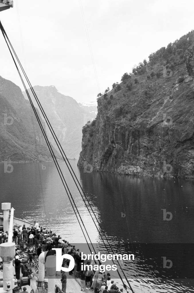 A cruise to Norway, Germany 1930s (b/w photo)