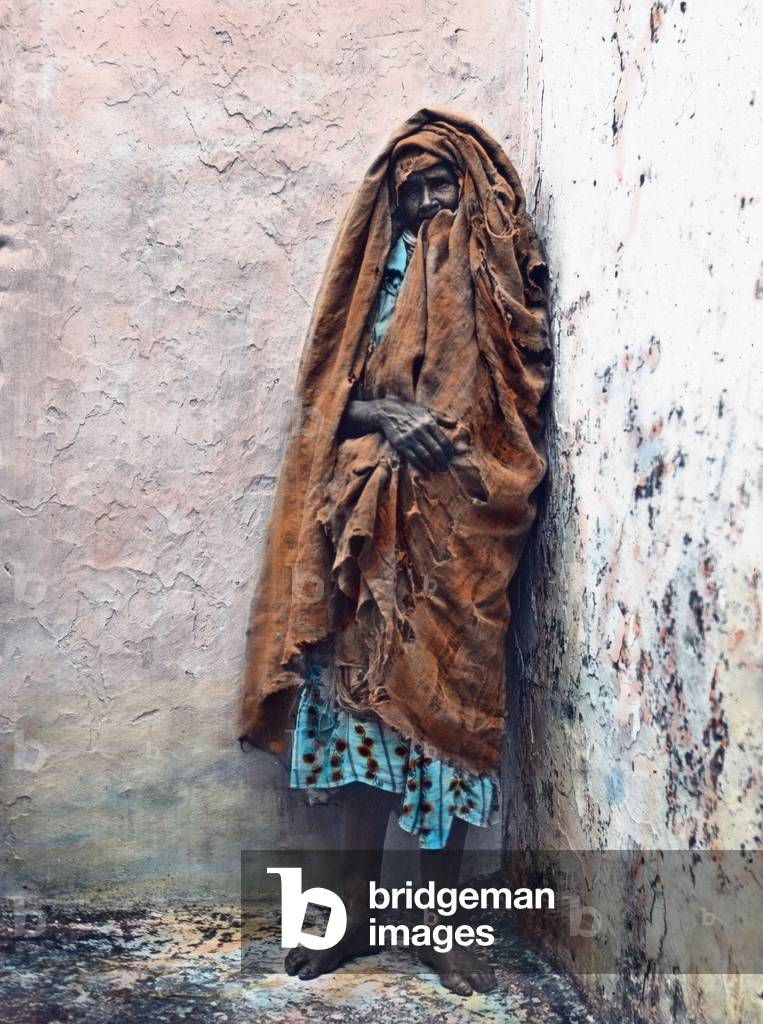 Morocco, Maroccan woman, image date: circa 1910. Carl Simon Archive