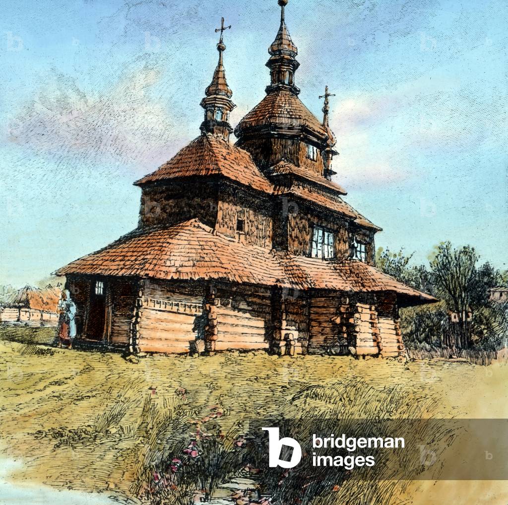 An old woodden church in Romania