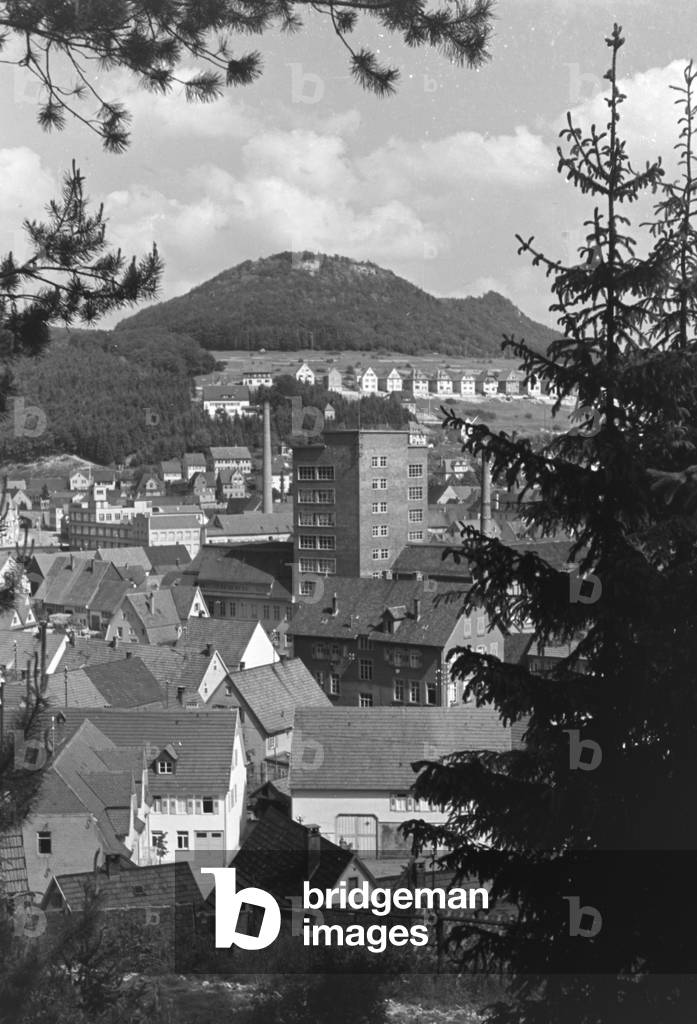 A trip to Tailfingen, Germany 1930s (b/w photo)