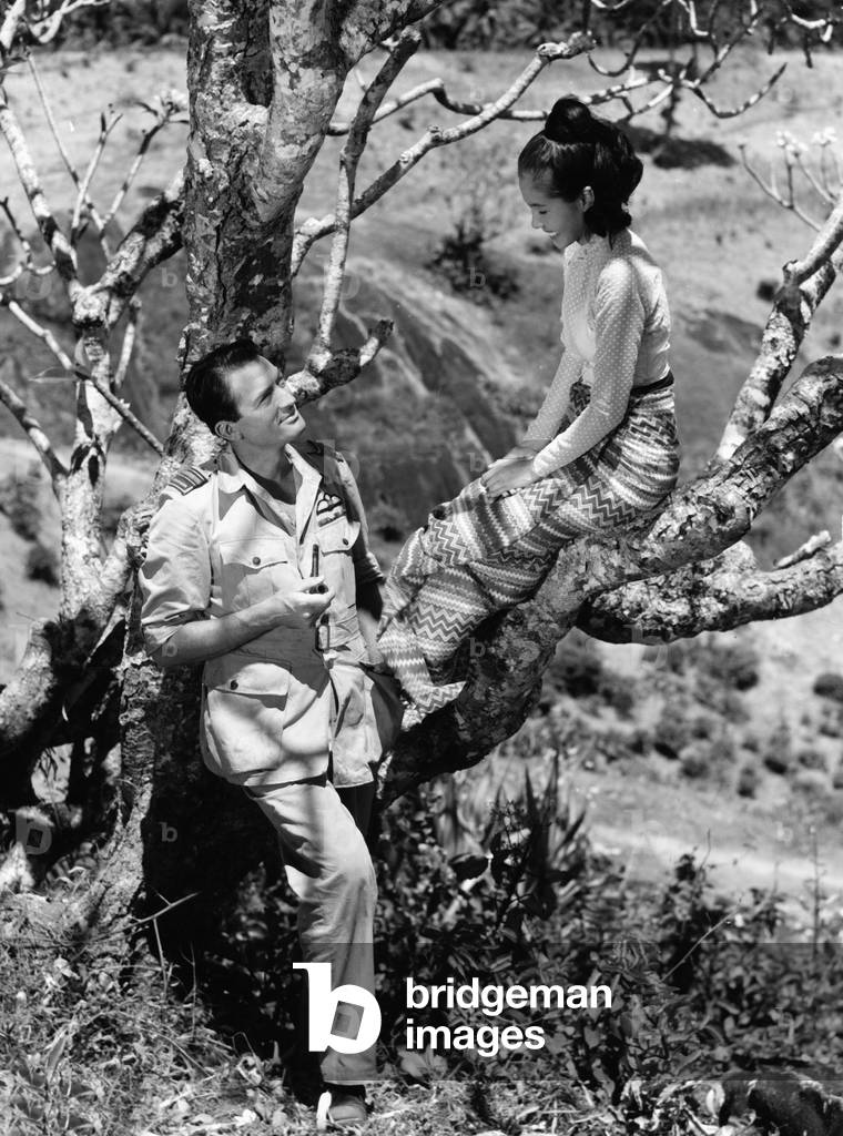 Having a break at the film set of 