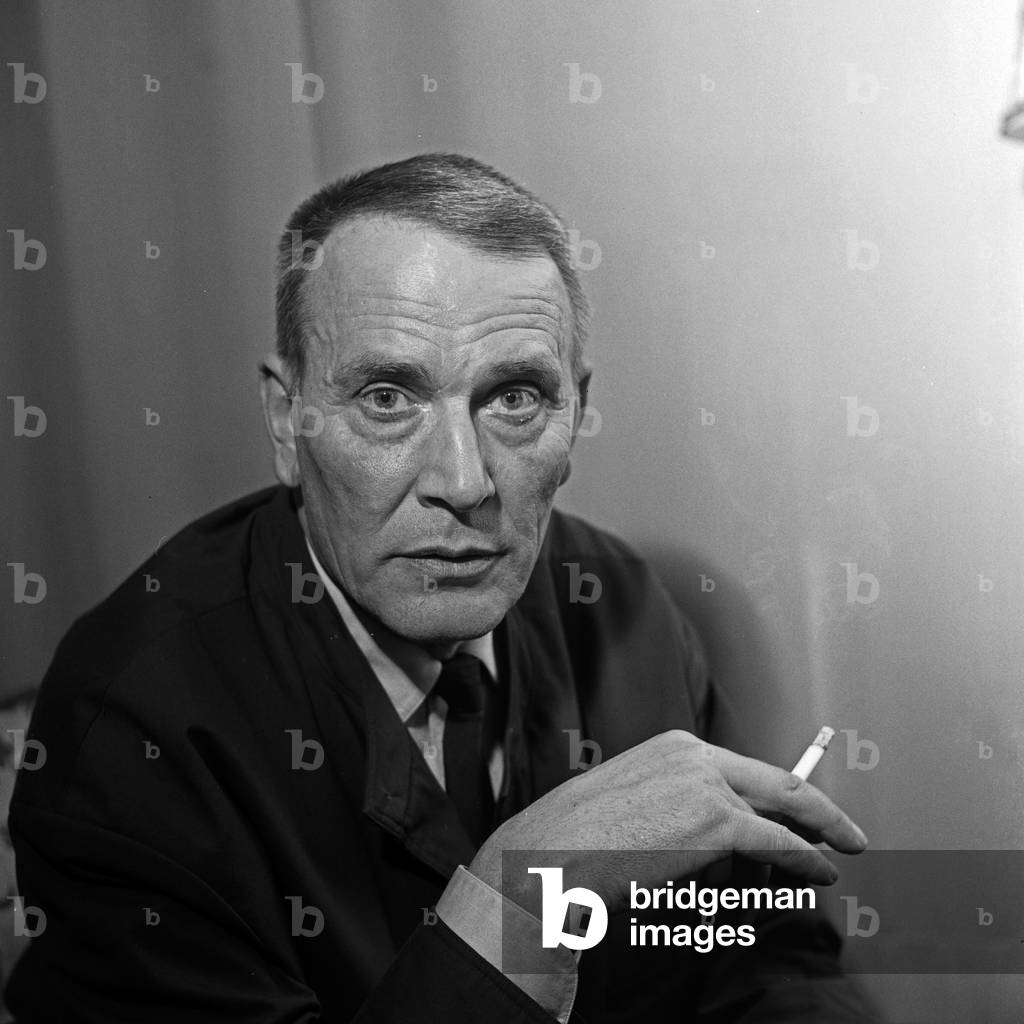 German actor and audio drama speaker Carl Lange, Germany 1960s