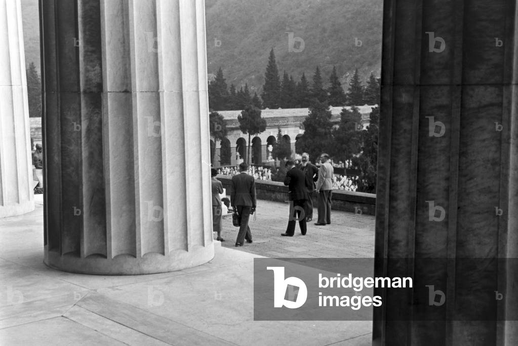 A trip to Italy, Italy 1930s (b/w photo)