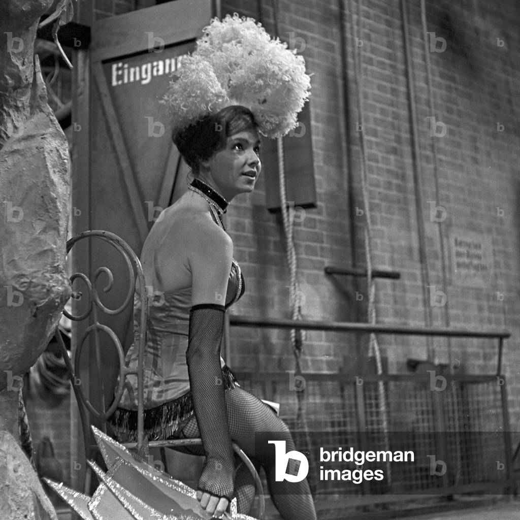 Dancer at the backstage area of the NDR musical 