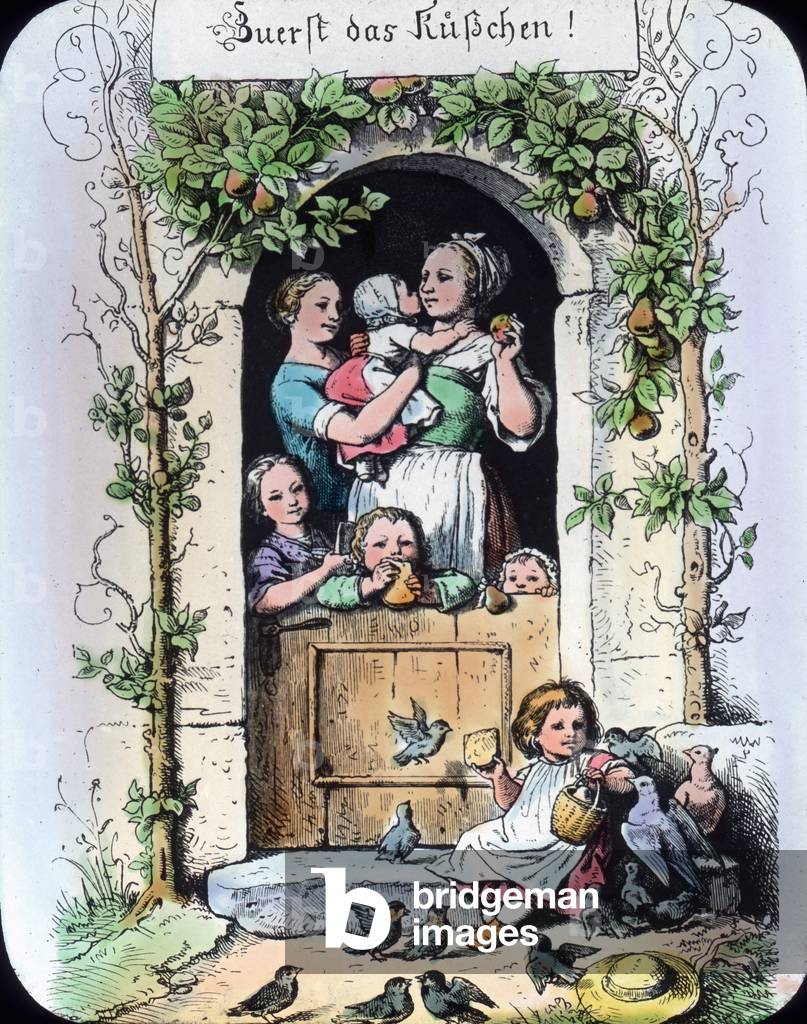 Illustration of painter and illustrator Ludwig Richter, Germany 19th century