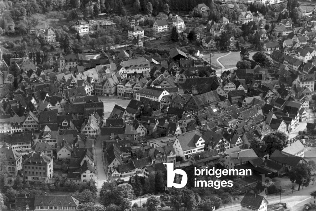 A trip to Bad Urach, Germany 1930s (b/w photo)