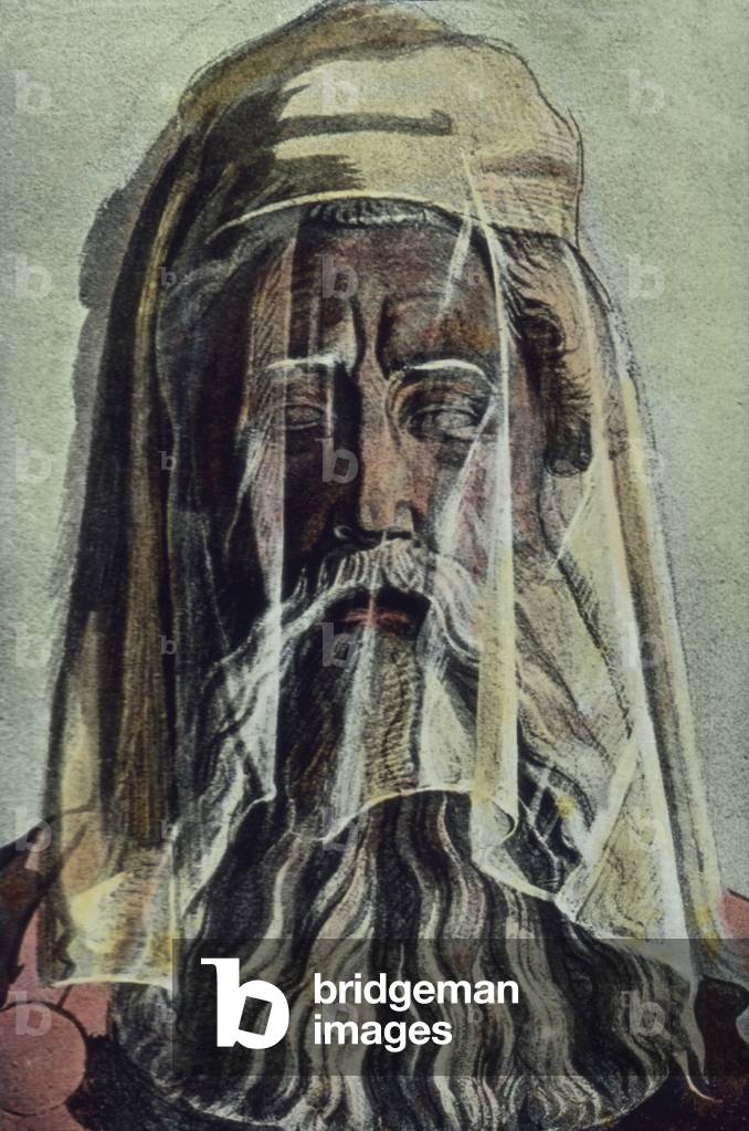 Portait of Charlemagne, illustration 1910s