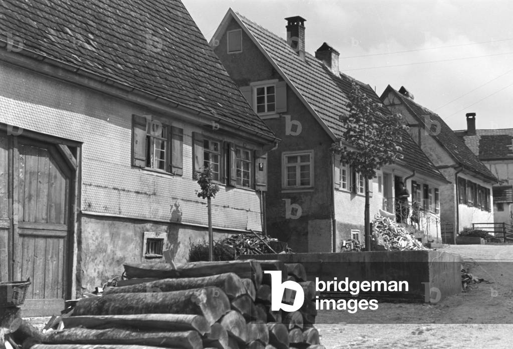 A trip to Winterlingen, Germany 1930s (b/w photo)