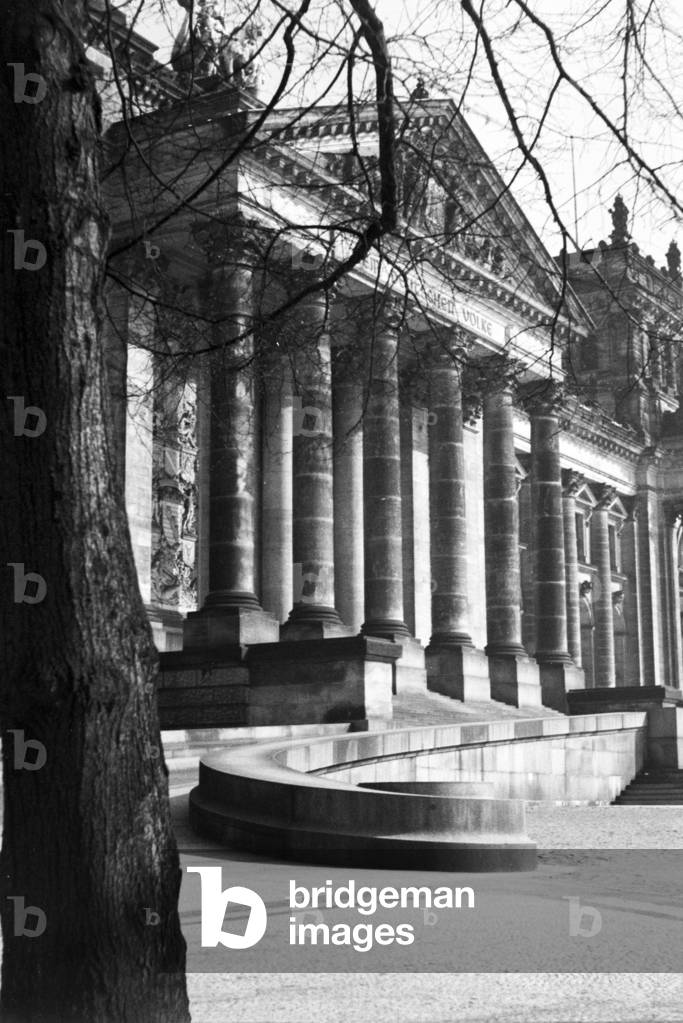 At German capital Berlin, Germany 1930s (b/w photo)