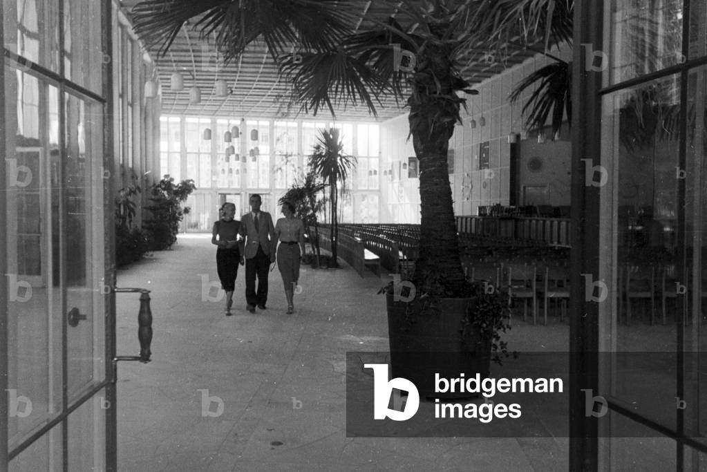 A trip to Bad Mergentheim, Germany 1930s (b/w photo)