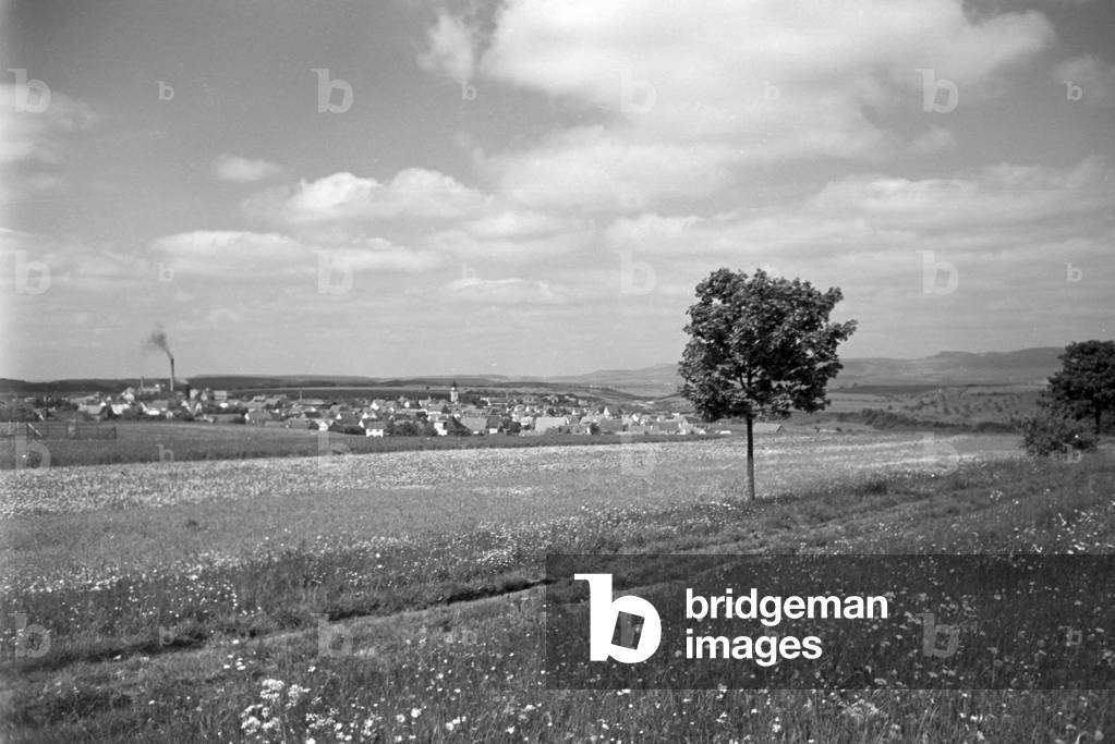 A trip to Hohenzollern-Hechingen, Germany 1930s (b/w photo)