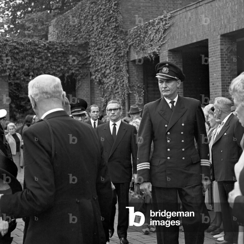 Photo of the funeral of German director John Olden, Germany 1960s