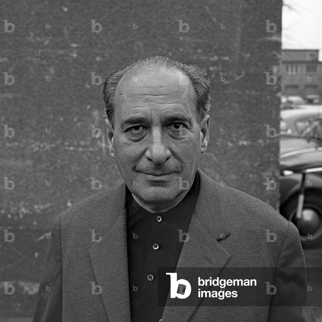Hungarian Austrian playwright Julius Hay at Hamburg, Germany 1960s