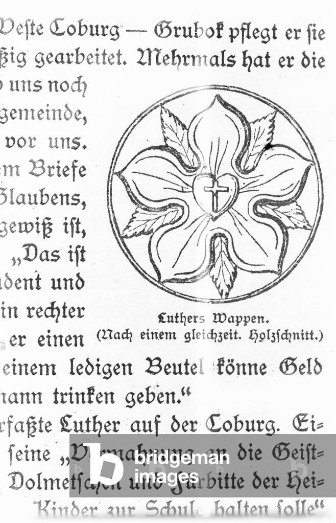 The coat of arms of Martin Luther