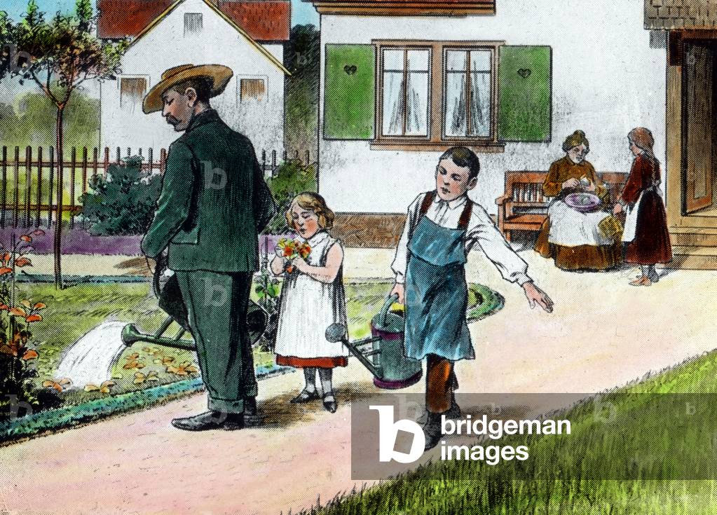 The sober man in his garden