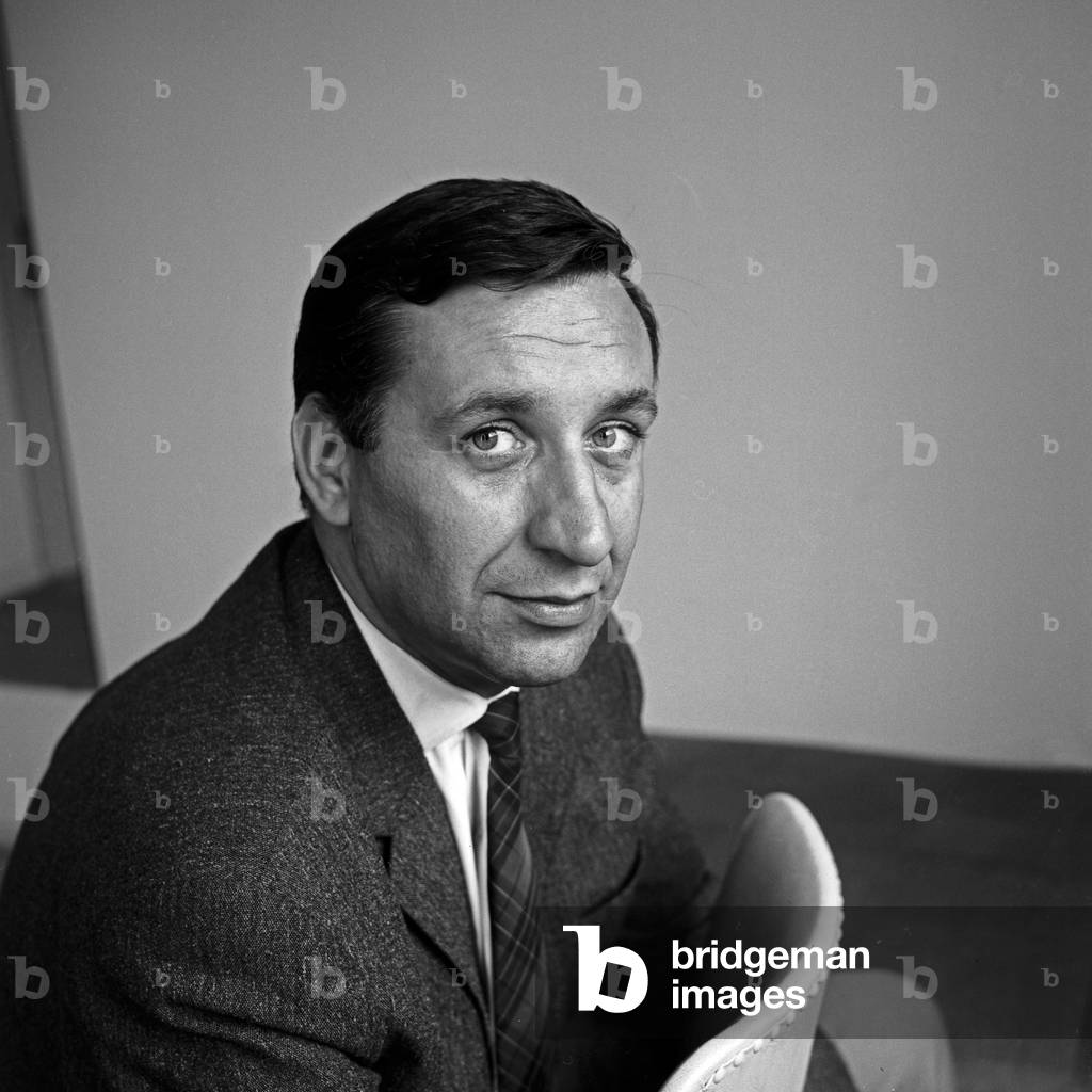 German actor, dubbing actor and audop play speaker Lothar Gruetzner, Germany 1960s
