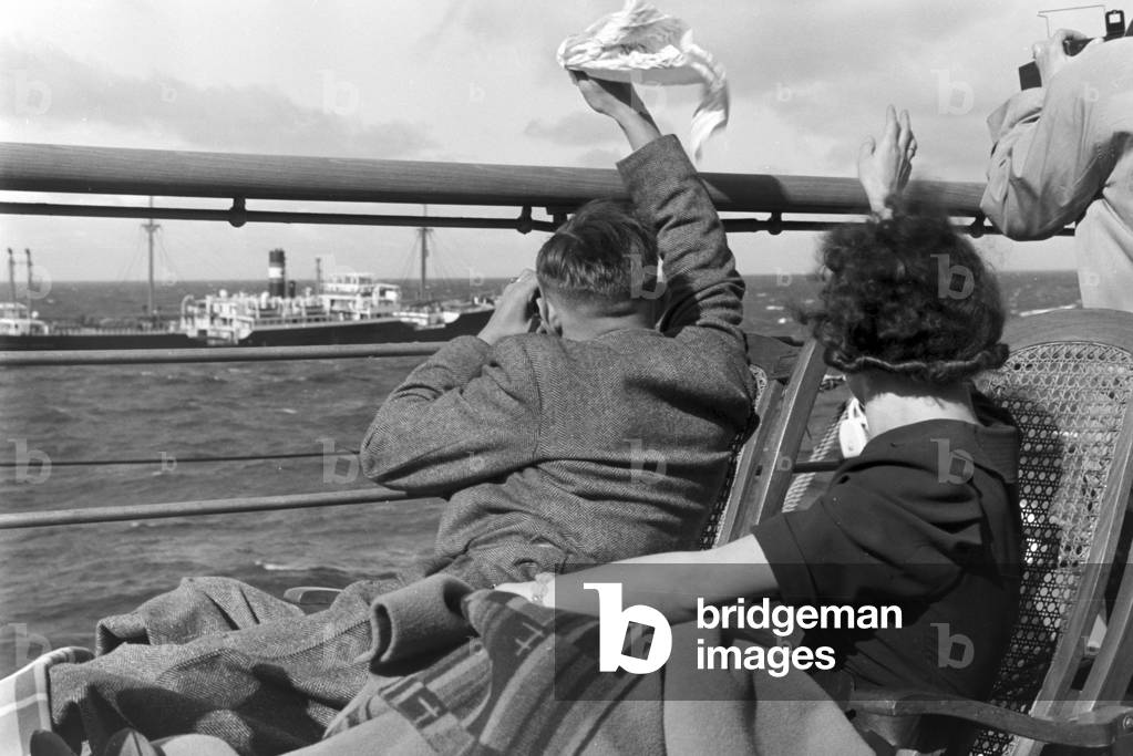 A trip to Italy, Italy 1930s (b/w photo)
