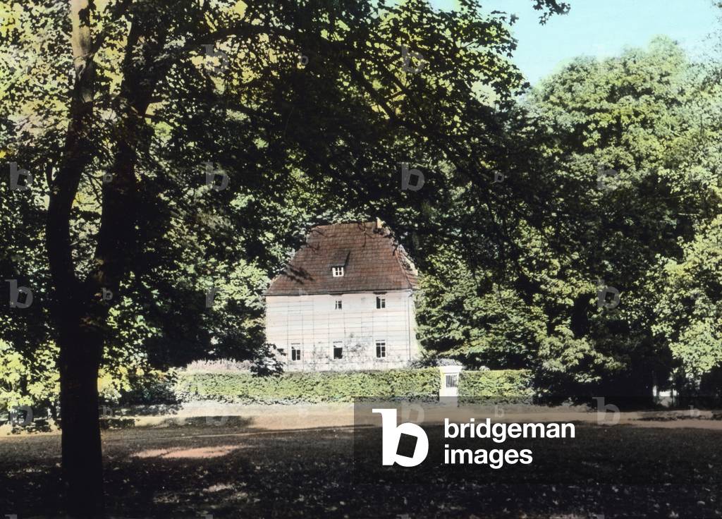 Garden house of German poet Johann Wolfgang von Goethe at Weimar, Thuringia, 1920s
