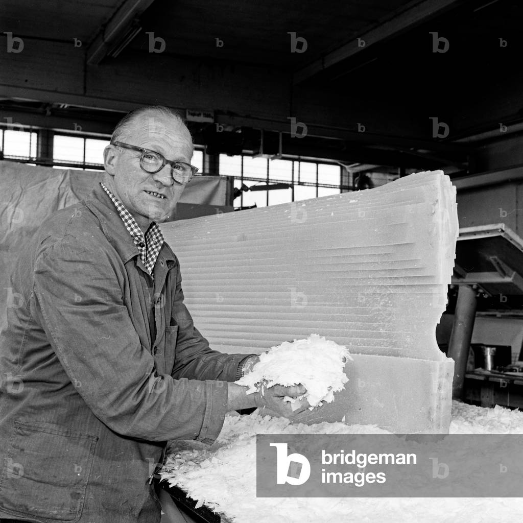 At the shipbuilding research center at Hamburg Barmbek, Germany 1960s