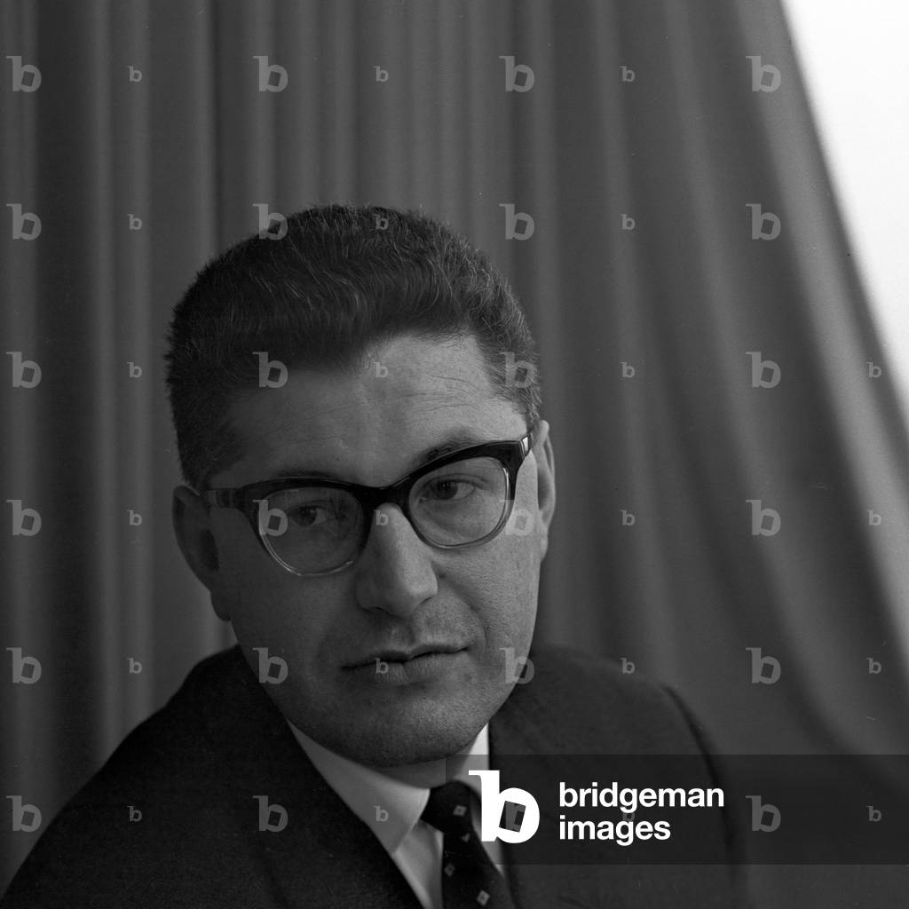 German music critic Peter Dannenberg at Hamburg, Germany 1960s