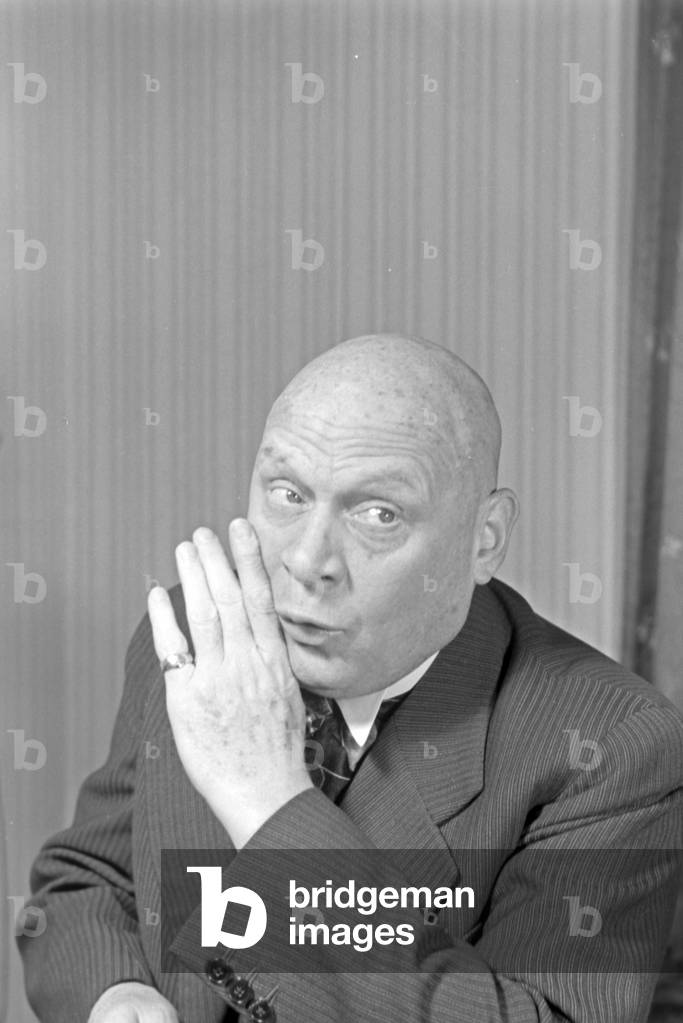 German actor Ludwig Schmitz, Germany 1930s (b/w photo)