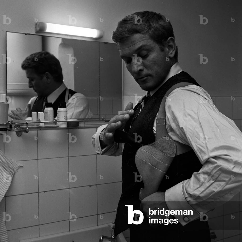 German actor Hans von Borsody as private investigator in the TV series 