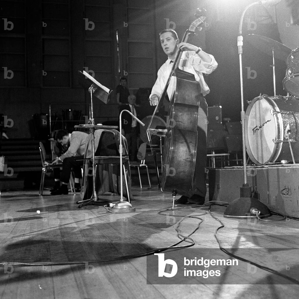 Musicians at the Hamburg jazz workshop, Germany 1960s