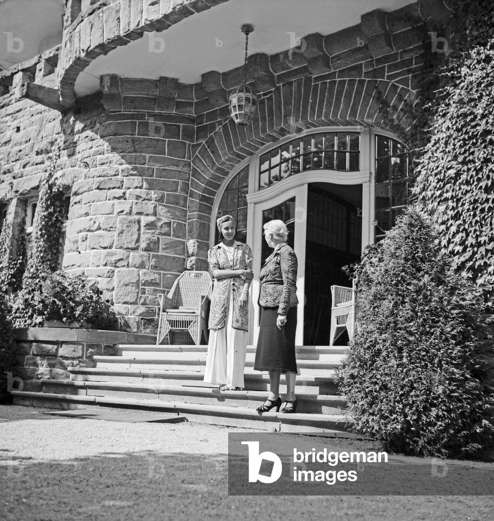 Summer in the Black Forrest, Germany 1930s (b/w photo)