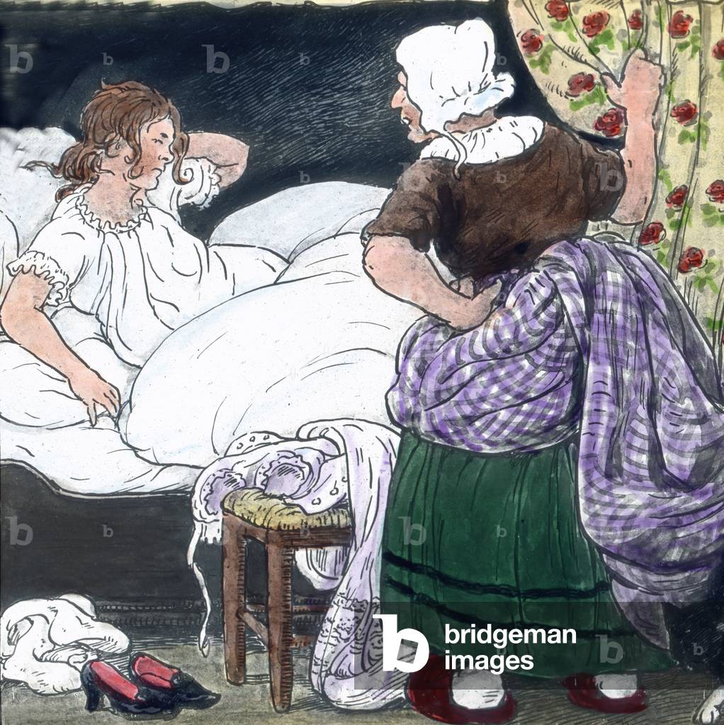 Brothers Grimm - Fairy tales - Mother Hulda, c.1910 (print)
