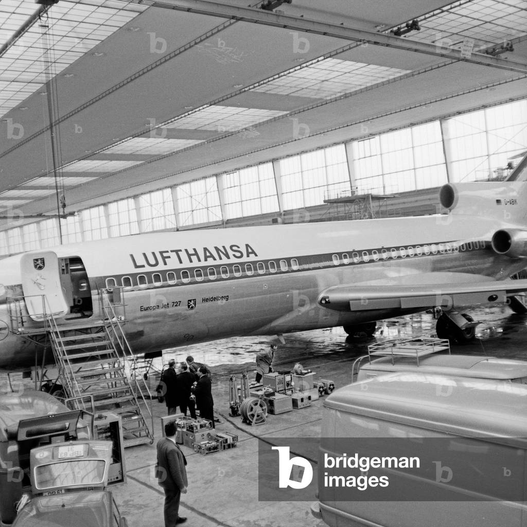 With Carlheinz Hollmann in the Lufthansa machine “Heidelberg”, Germany 1965